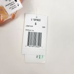 l*space L* Wildflower Rashguard Top Short Sleeve Size Small Orange Floral NWT Photo 3