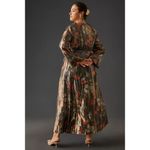 Anthropologie Caballero Deep V-Neck Maxi Dress Size XS. B-2 Photo 7