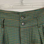 Cider High Waist Gingham Wide Leg Pants Grandpa Core Green Tan NWT Sz Large Photo 8