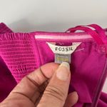 Fossil Y2K  Strapless Midi Dress Size XS Fuchsia Minimalist Clean Girl Midi Photo 8