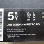 Air Jordan 6 Retro UNC Gradeschool Photo 6