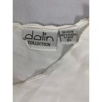 Delin Collection Women's All White Top & Skirt Set Size 2X Photo 3