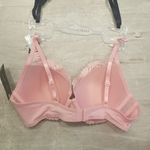 Laura Ashley ππ Comfort Bras (2 Pack) Pink & Navy Blue Lace 36C *FLAWED Photo 2