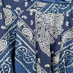 Holding Horses Anthropologie Sz S Blue Bandana Dress Western Cowgirl Rockabilly Photo 4