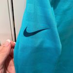 Nike Pro Warm 1/2 Zip Shadow Stripe Pullover Top M Blue Athletic Cold Gear Photo 4