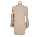 T Tahari  Open Front Cardigan Sweater With Wide Sleeves Beige Size Small Photo 6