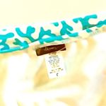 Old Navy Tiffany Blue Coral print on White design Bikini Bottom New no tag Photo 2