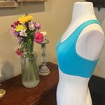Seamless Turquoise Sports Bra Blue Size M Photo 5