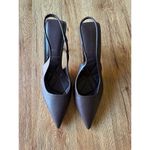 Anne Klein  Brown Leather Heeled Sandal size 10 Photo 1