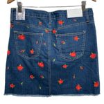 Hydraulic  Lola Mid Rise Denim Skirt with Embroidered Roses
Size 12 Photo 1
