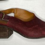 Lucky Brand Lideton Snakeskin Leather Slingback Mules 9.5M Photo 8