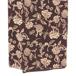 Josephine Chaus Vintage  100% Silk Brown Tan Floral Midi Skirt Size 14 Photo 6
