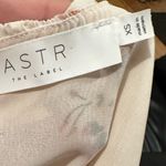 ASTR THE LABEL PUFF SLEEVE RUFFLE FLORAL LONG SLEEVE VNECK BLOUSE TOP XS Photo 5