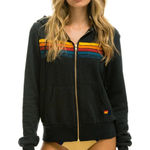 Aviator Nation  5-Stripe Zip Hoodie Size Large Photo 0