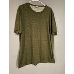 The Zig Zag Stripe Green Animal Print Short Sleeve Crew Neck Top Size 2XL Photo 1