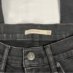 Levi's Levi Women size 28 Curvy Skinny Black Denim Distressed Jean Zip Fly Hemmed Photo 7