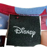 Disney  Red, White, and Blue‎ Mickey Mouse Women's V-Neck Scrub Top Photo 2