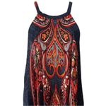 Lascana for Venus Boho Geometric Print Short Sleeve Size Medium Dress Blue Photo 2