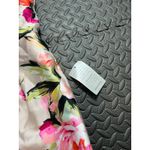 Eliza J NWT  Mikado Floral Print Cocktail Dress Spaghetti Strap Gray Pink 6 Photo 3