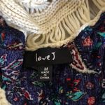 Love j Love‎ J cream crocheted paisley boho chic top Photo 1