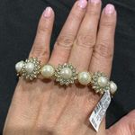 Charter Club -  gold with pearl bracelet Photo 1