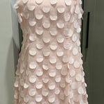 Donna Karan   Elegant Peach Polka Dot Dress Photo 0