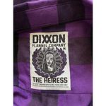 Dixxon Flanel Company Purple The Heiress Bufallo Check Pearl Snap Shirt Size MED Photo 5