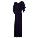 Gianni Bini  Purple Maxi Wrap Dress Womens Size Small Kimono Photo 1
