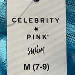 Celebrity Pink  Junior Blue Lace Skirt, Size M (7-9) Photo 3