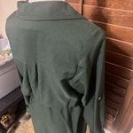 Anthropologie  HUTCH Shirt Dress Dark Green Safari Office Belted Size L Midi Photo 5