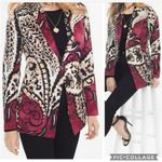 Chico's Chico’s 0 US S 4 Multicolor Floral Paisley Blazer One Button Career Academia Photo 1