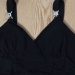 Taboo Womens Super Sexy  Ruched Rhinestones Dress Black Size Medium Photo 2