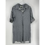 McCulleys Gingham Dress Roll Tab‎ Sleeves Shirt Camp Size Large Photo 6