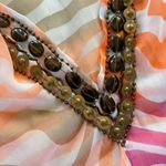 Soaked Orange/Pink Neon Patterned Beach Coverup Sz S/M Pink Photo 2