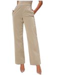 Good American  Wide Leg Nylon Track Pants in Brindle Size 2 Medium Photo 7