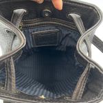 Coach  Sonoma Drawstring Natural Grain Chocolate Brown Leather Bag Photo 3