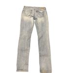 Levi's Levi’s Genuinely Crafted Low Rise Skinny Size 9 M Light Wash Blue Distressed Photo 1