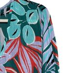 Anne cole Coverup Womens Medium Large Multicolor Tropical Tunic Pullover Swim Photo 2