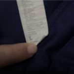 Fabletics  Women's Navy Silver Houndstooth Ultracool cropped Leggings size L Photo 4