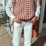 Trendy Check Sweater Vest Brown Photo 0