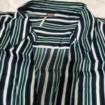 Free People Mad about you blouse button down stripes size M NWT Photo 3