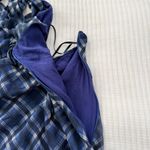 Princess Polly  Laraline Halter Navy Plaid Check Mini Dress Women's Size 6 Photo 7