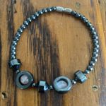 Pretty and colorful metal necklace and bracelet set Photo 5