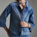 Pilcro Anthropologie  boxy denim jacket Photo 8