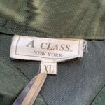 Vintage A Class Black Gray Oversized Button Down Shirt Abstract Art To Wear Size XL Photo 6