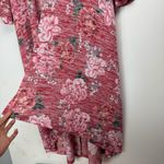 Torrid Kimono Hi Low Duster Pink Floral Print Sz M/L Photo 9