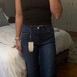 Quince BRAND NEW Dark Blue Straight Jeans Photo 0