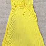 New York And Company Yellow Maxi Dress In Size Medium Photo 0