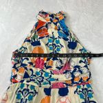 Plenty by Tracy Reese High Neck Sleeveless Floral Ruffle Trim Romper Size XS Yellow Photo 11