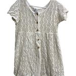 Vintage Undercover Beachwear Crochet Swim Beach Cover Up Coastal Boho Size M White Size M Photo 0